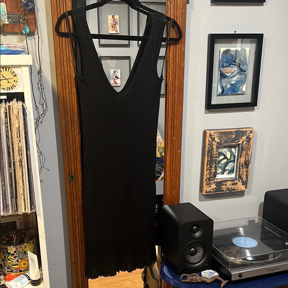 Rag & Bone Knit Black Dress